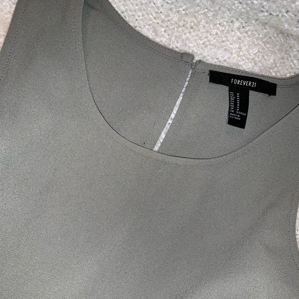 Forever21 Green Tank Top Dress
